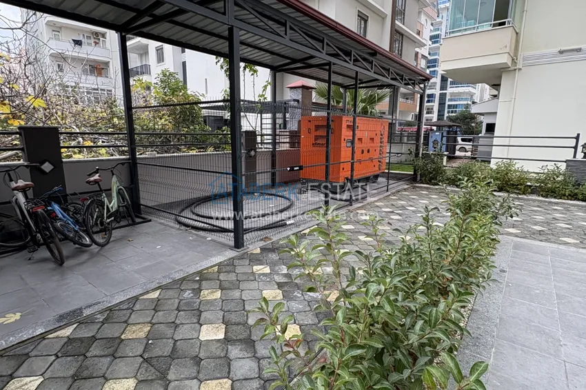 Apartament 1+1 z meblami i widokiem na morze, dzielnica Mahmutlar — Alanya  5 