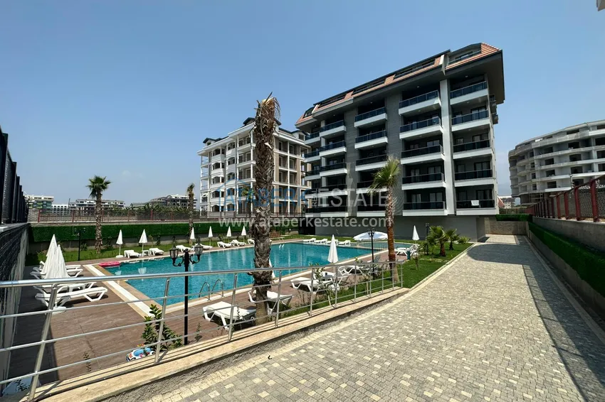 Jednopokojowy apartament pod klucz w komfortowym kompleksie - druga linia brzegowa, dzielnica Kargicak, Alanya  5 