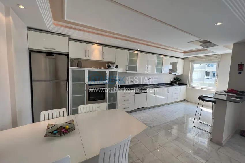 Kupuj  3+1 umeblowane mieszkanie bezpośrednio od właściciela — pierwszy apartament nadmorski, dzielnica Tosmur, Alanya 6 