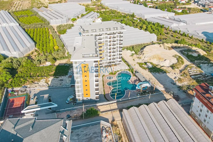 Umeblowane mieszkanie 2+1 w komfortowym kompleksie — Alanya, dzielnica Avsallar 7 