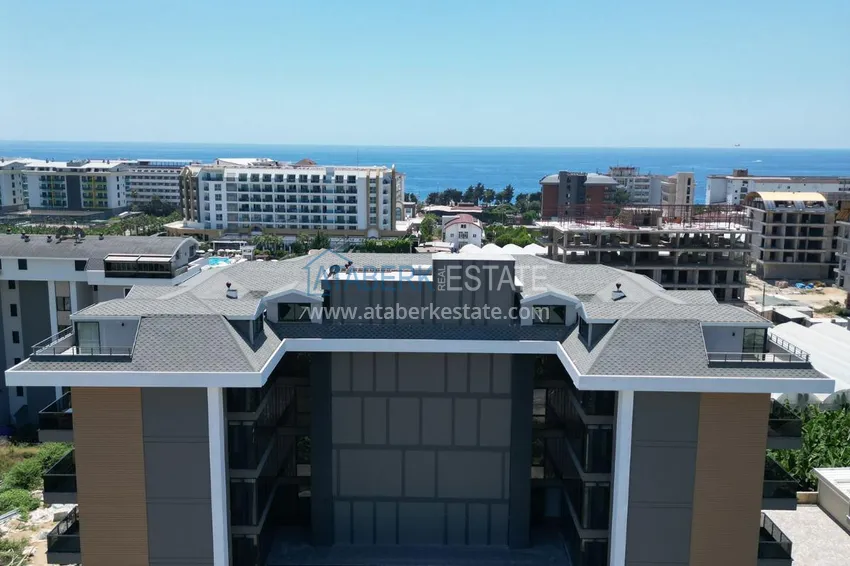 Jednopokojowy apartament z widokiem na góry w nowoczesnym kompleksie — Kargicak, Alanya 6 