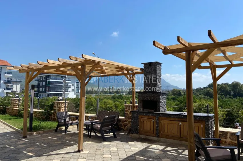 Nowoczesny apartament pod klucz z jedną sypialnią w nowym kompleksie — Alanya, dzielnica Oba  7 