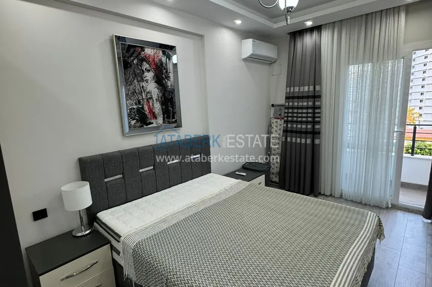 Kupuj  Jednopokojowy apartament z meblami w zadbanym kompleksie — Mersin, dzielnica Tomyuk 7 