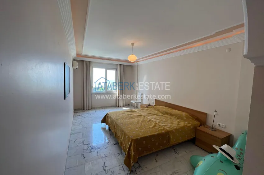 Kupuj  3+1 umeblowane mieszkanie bezpośrednio od właściciela — pierwszy apartament nadmorski, dzielnica Tosmur, Alanya 8 