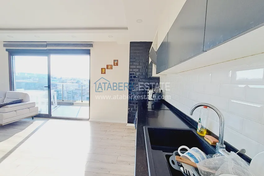 Kupuj  Apartament w Alanyi, dzielnica Tosmur - nowoczesne wnętrze, widok na morze i rzekę Dim 8 