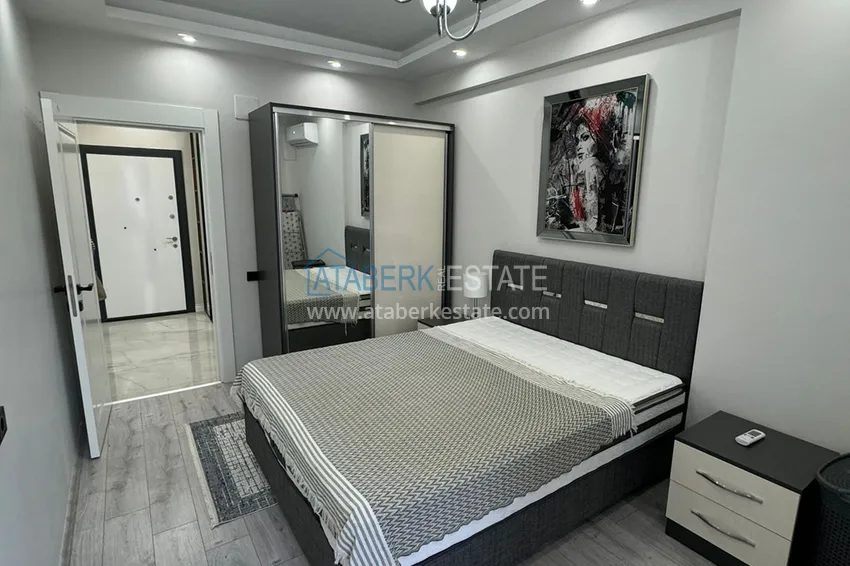 Kupuj  Jednopokojowy apartament z meblami w zadbanym kompleksie — Mersin, dzielnica Tomyuk 8 