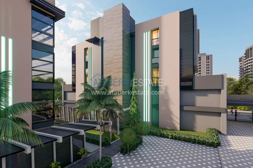 Nowoczesne apartamenty od dewelopera w Altintash, Antalya — komfortowy kompleks w budowie 8 