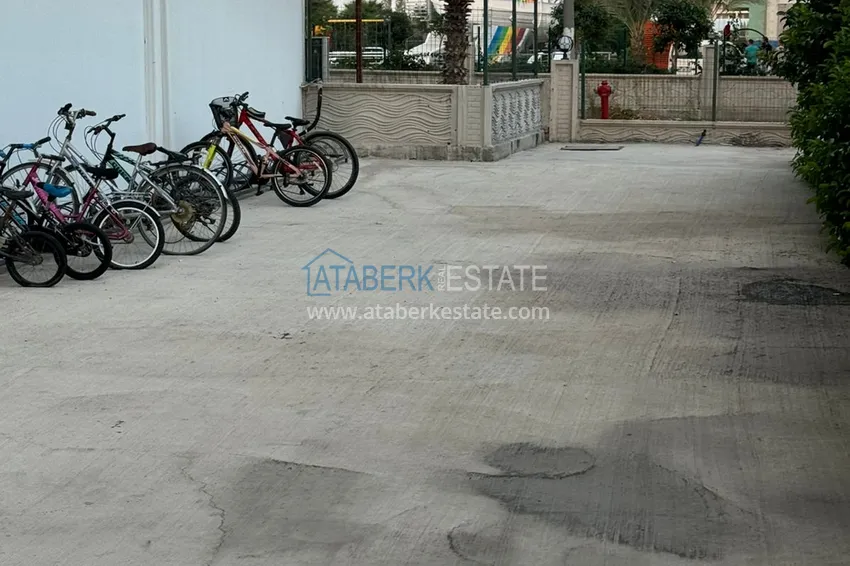Jednopokojowy apartament z meblami w zadbanym kompleksie — Mersin, dzielnica Tomyuk 8 