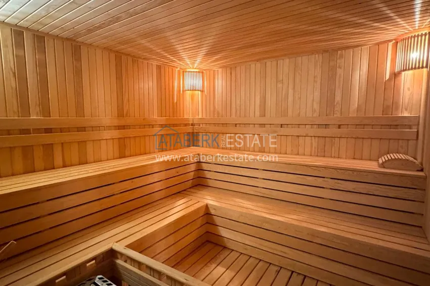 Jednopokojowy apartament pod klucz w komfortowym kompleksie - druga linia brzegowa, dzielnica Kargicak, Alanya  9 