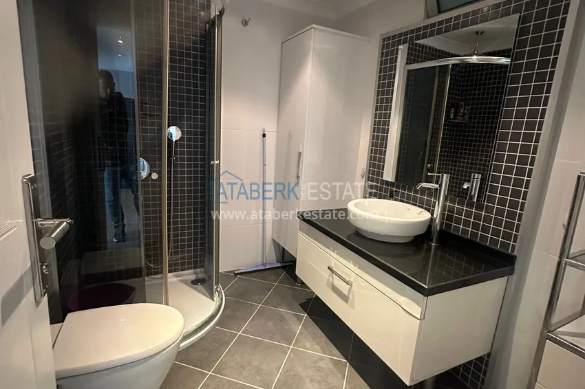 Kupuj  Apartament z 2 sypialniami z meblami i panoramicznym widokiem w Cikcilli Alanya 11 