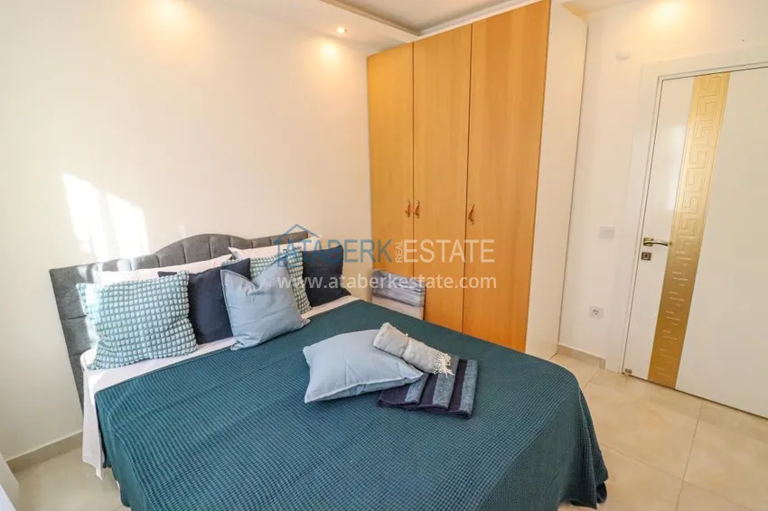 Kupuj  Dwa niezależne apartamenty w tej samej cenie, odnowione ze stylowymi wnętrzami - Alanya, dzielnica Kestel 21 