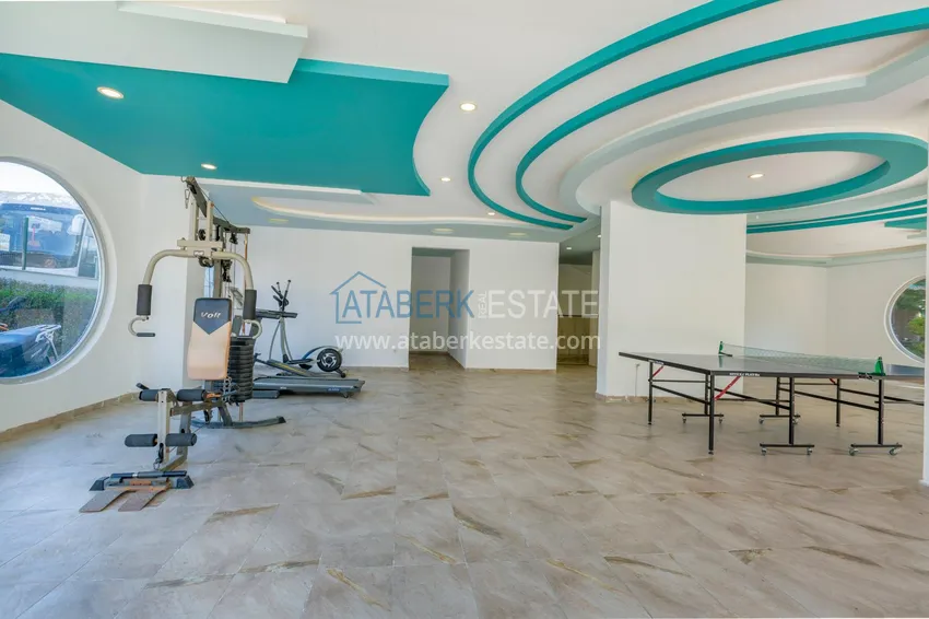 Linear 3+1 apartament z luksusowymi meblami w przytulnym kompleksie — Alanya, dzielnica Mahmutlar 10 