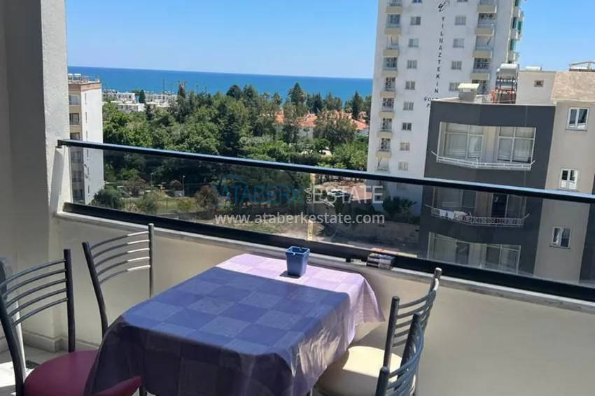 Apartament pod klucz z jedną sypialnią i widokiem na morze w nowoczesnym kompleksie — Mersin, Kargypinari 2 