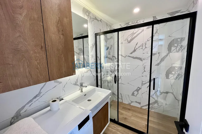 Kupuj  Stylowy apartament z jedną sypialnią z meblami w centrum Alanyi — rynek podstawowy 12 