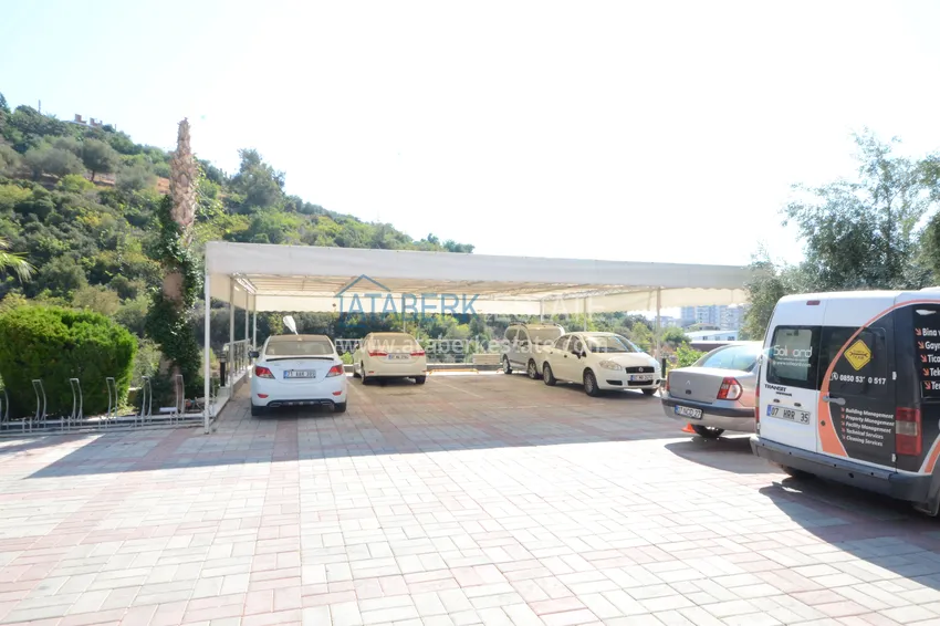 Apartament z 2 sypialniami z meblami i panoramicznym widokiem w Cikcilli Alanya 12 