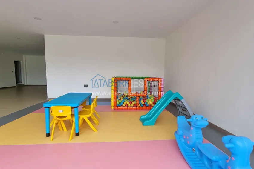 Dwupoziomowa willa typu twin w elitarnym ekokompleksie — dzielnica Kargicak, Alanya 12 