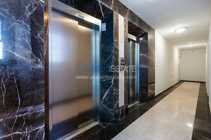 Linear 3+1 apartament z luksusowymi meblami w przytulnym kompleksie — Alanya, dzielnica Mahmutlar 9 