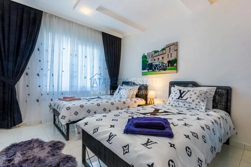 Kupuj  Linear 3+1 apartament z luksusowymi meblami w przytulnym kompleksie — Alanya, dzielnica Mahmutlar 15 