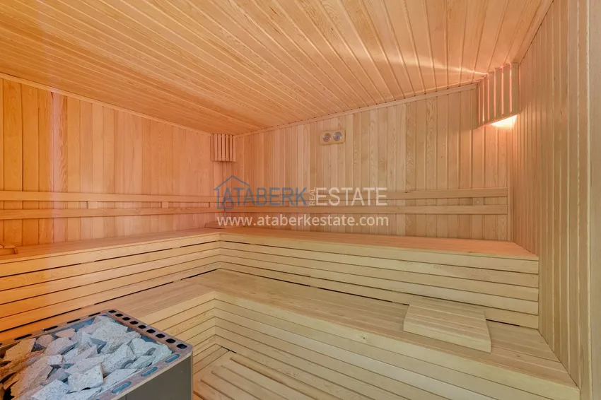 Apartament z 1 sypialnią i pięknym wykończeniem w dzielnicy Alanya Oba 16 