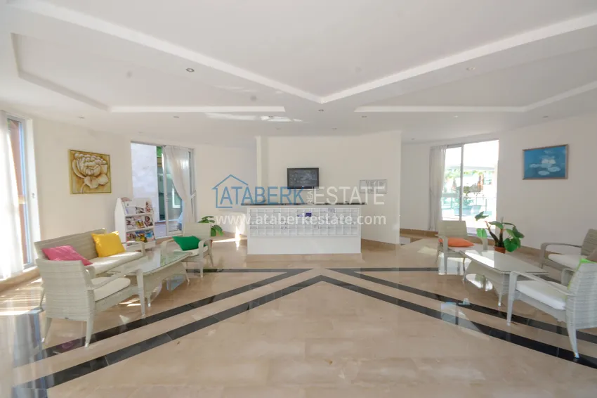 Apartament z 2 sypialniami z meblami i panoramicznym widokiem w Cikcilli Alanya 14 