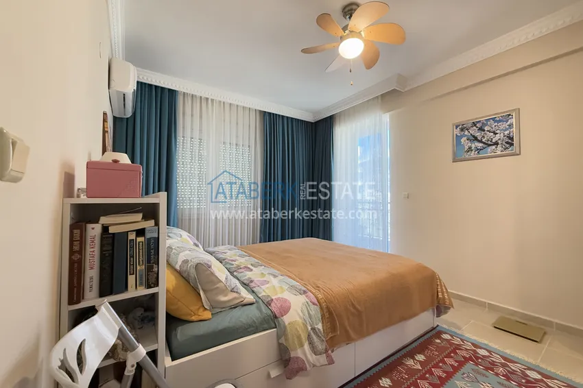 Kupuj  Apartament z 2 sypialniami z meblami i widokiem na morze w Alanya, dzielnica Mahmutlar 16 