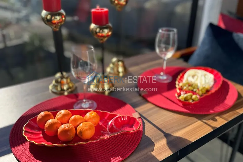 Kupuj  Wynajem długoterminowy! Apartament 1+1 w komfortowym kompleksie, dzielnica Avsallar Alanya nr 28 18 
