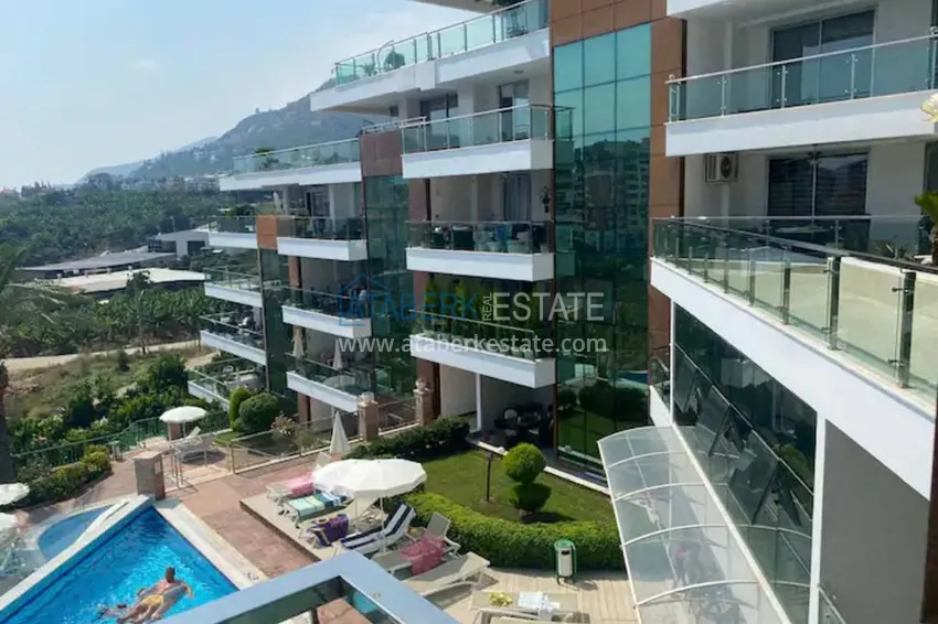 Kupuj  Apartament z 2 sypialniami z meblami i panoramicznym widokiem w Cikcilli Alanya 18 