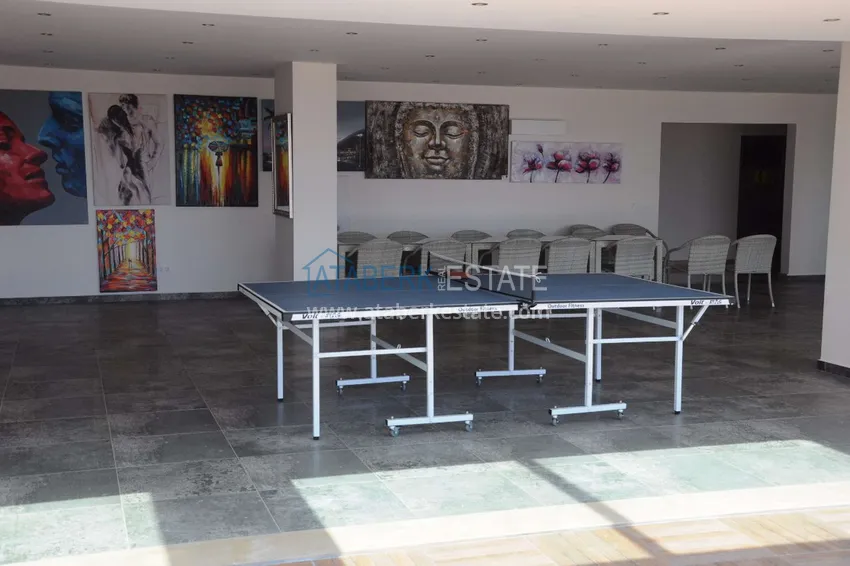 Apartament z 2 sypialniami z meblami i panoramicznym widokiem w Cikcilli Alanya 19 