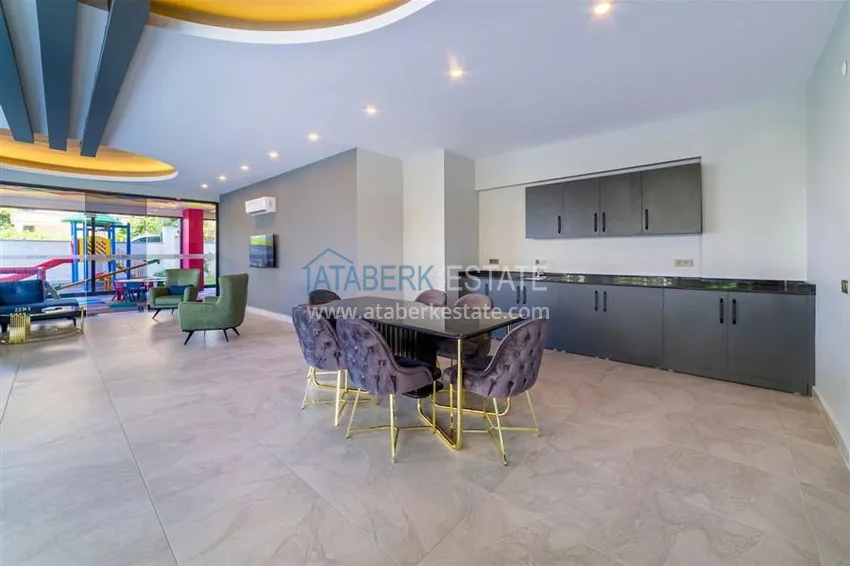 Stylowy apartament pod klucz z jedną sypialnią od właściciela w dzielnicy Alanya Mahmutlar 17 