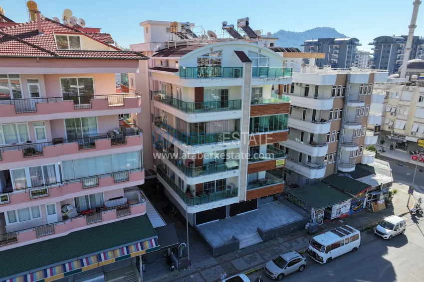 Jednopokojowy apartament z meblami w centrum Alanyi. Nieruchomości z zezwoleniem na pobyt 1 