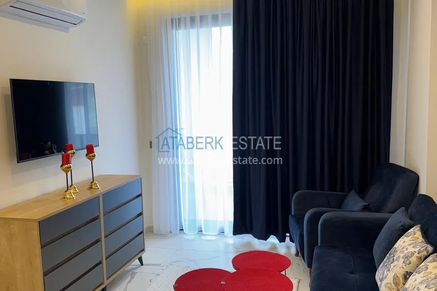 Kupuj  Wynajem długoterminowy! Apartament 1+1 w komfortowym kompleksie, dzielnica Avsallar Alanya nr 28 1 
