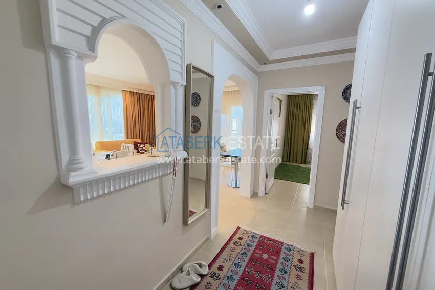 Kupuj  Apartament z 2 sypialniami z meblami i widokiem na morze w Alanya, dzielnica Mahmutlar 2 