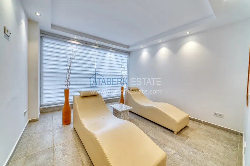 Apartament z 2 sypialniami z meblami i panoramicznym widokiem w Cikcilli Alanya 22 