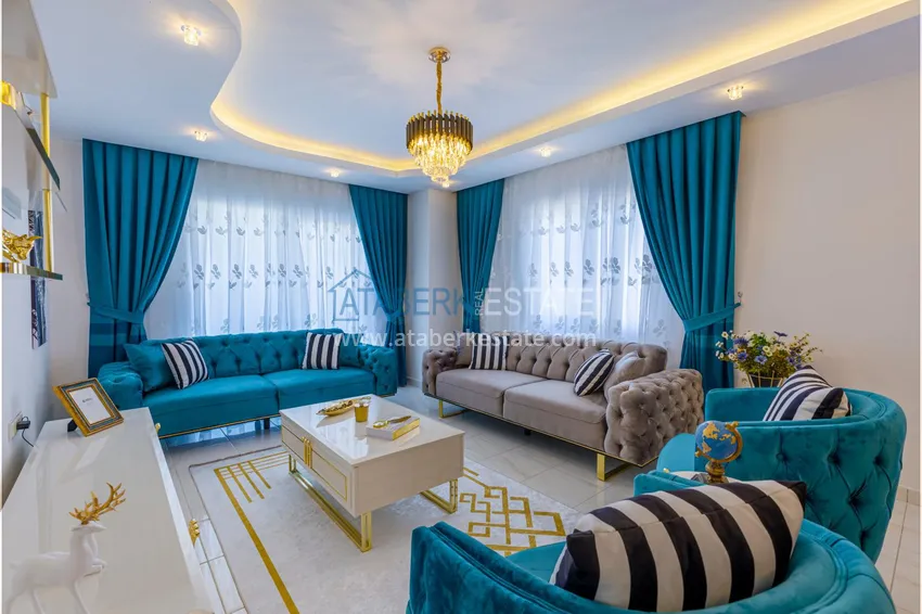 Kupuj  Linear 3+1 apartament z luksusowymi meblami w przytulnym kompleksie — Alanya, dzielnica Mahmutlar 3 
