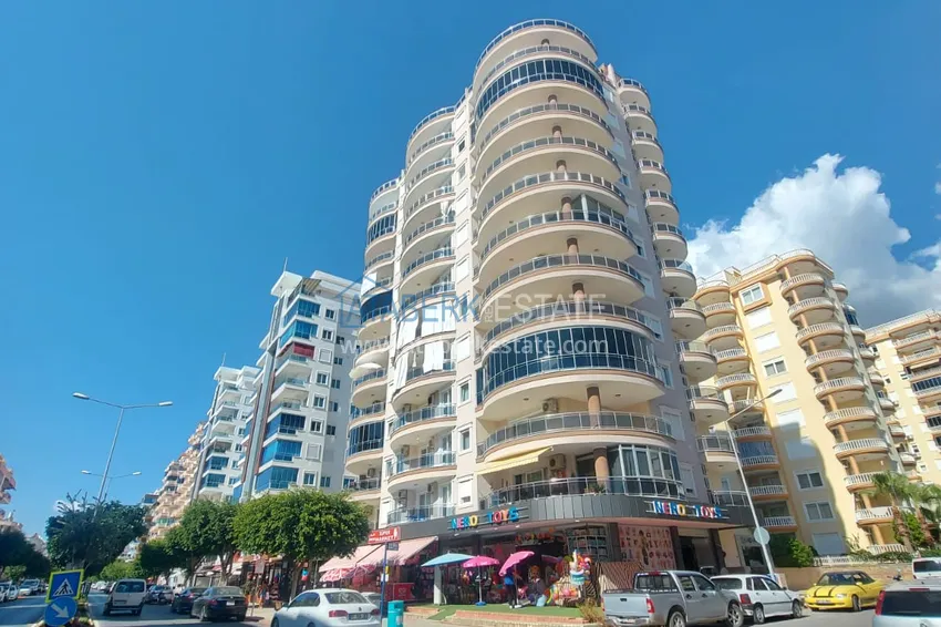 Apartament z 2 sypialniami z meblami i widokiem na morze w Alanya, dzielnica Mahmutlar 1 