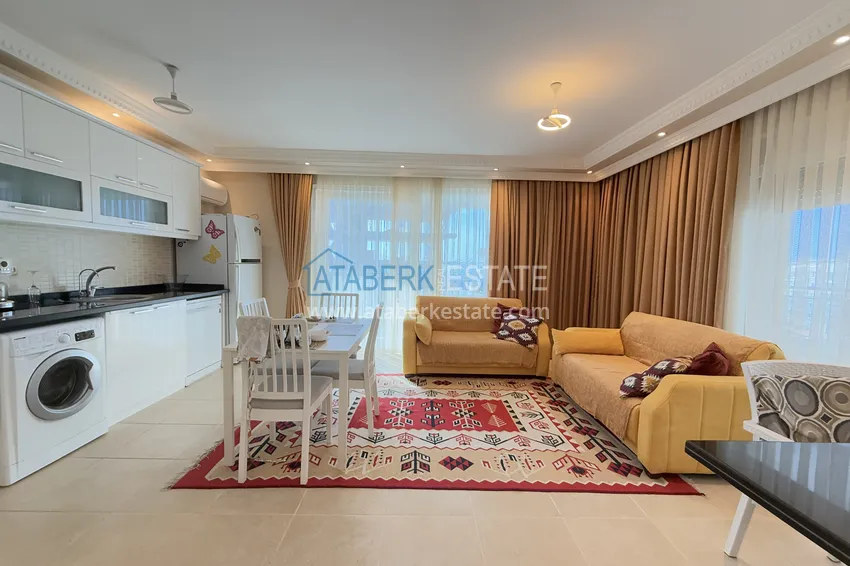 Kupuj  Apartament z 2 sypialniami z meblami i widokiem na morze w Alanya, dzielnica Mahmutlar 3 