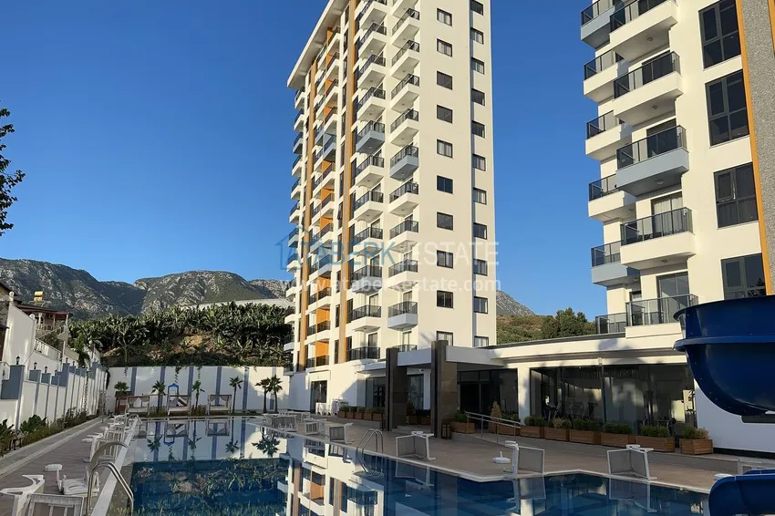 Dobrze wykończone mieszkanie w luksusowej rezydencji — Alanya, dzielnica Mahmutlar 3 