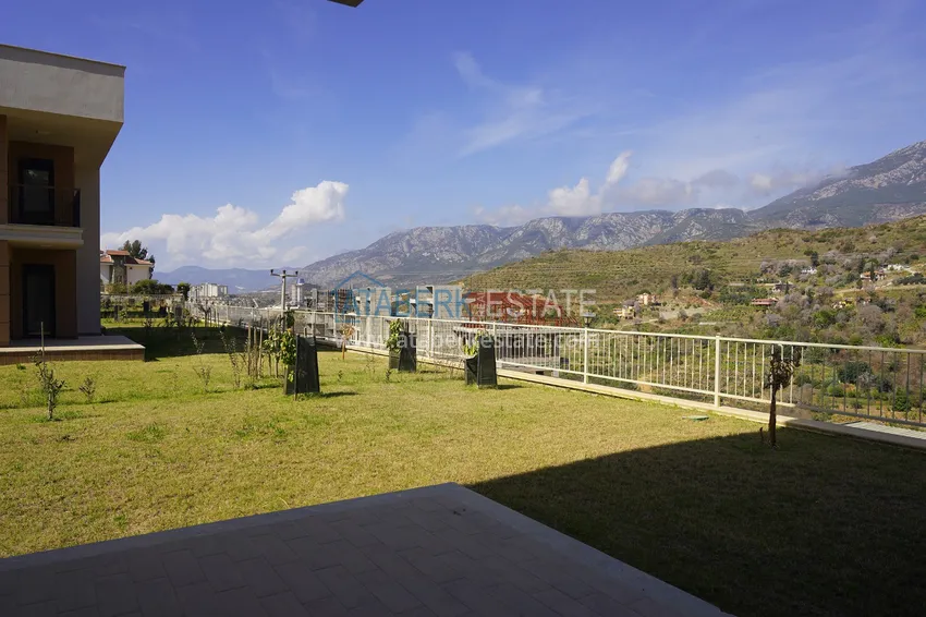 Dwupoziomowa willa typu twin w elitarnym ekokompleksie — dzielnica Kargicak, Alanya 20 