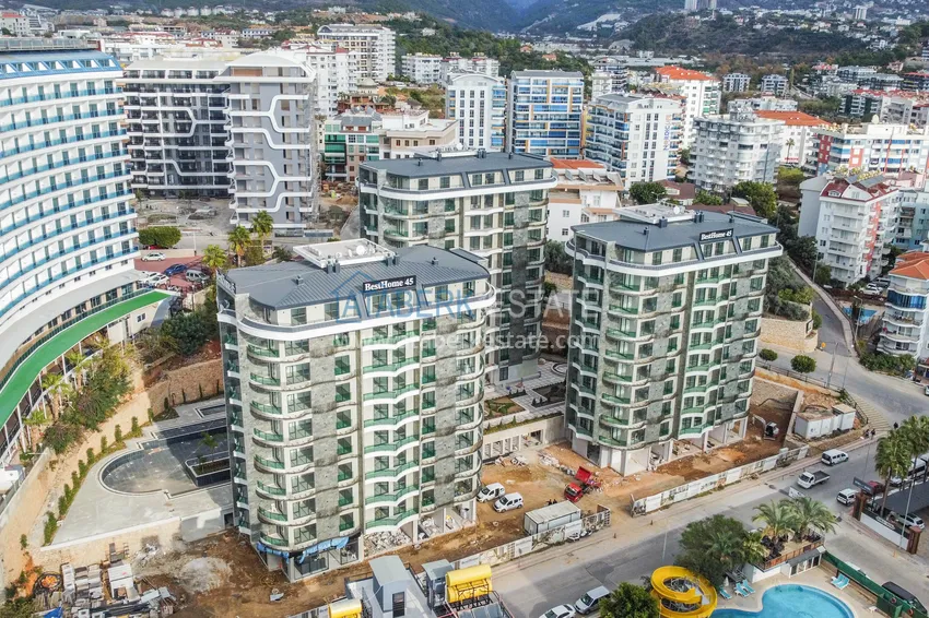 Dwa nowe apartamenty z wysokiej jakości wykończeniami w kompleksie premium — Tosmur, Alanya 3 