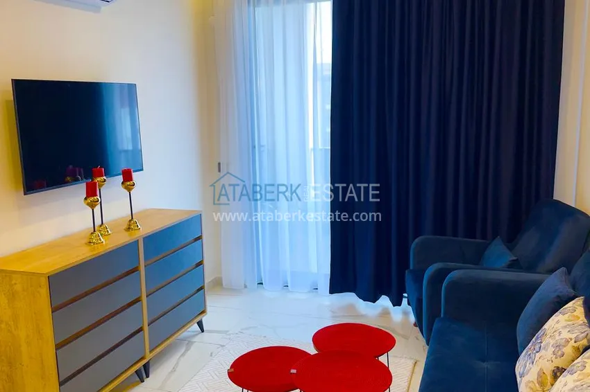 Kupuj  Wynajem długoterminowy! Apartament 1+1 w komfortowym kompleksie, dzielnica Avsallar Alanya nr 28 3 