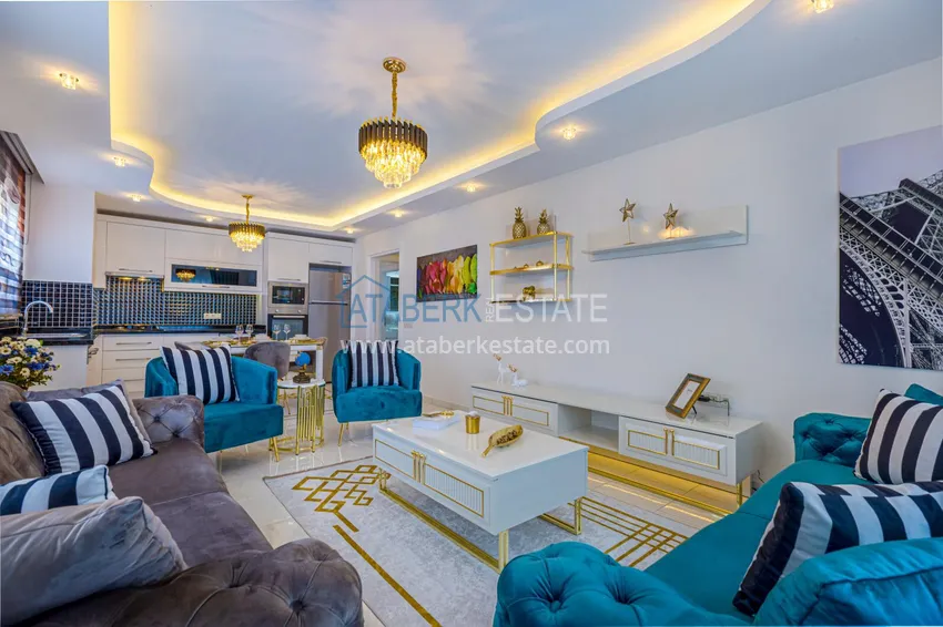 Kupuj  Linear 3+1 apartament z luksusowymi meblami w przytulnym kompleksie — Alanya, dzielnica Mahmutlar 4 