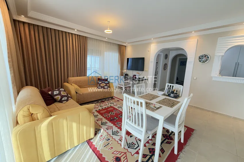 Kupuj  Apartament z 2 sypialniami z meblami i widokiem na morze w Alanya, dzielnica Mahmutlar 4 