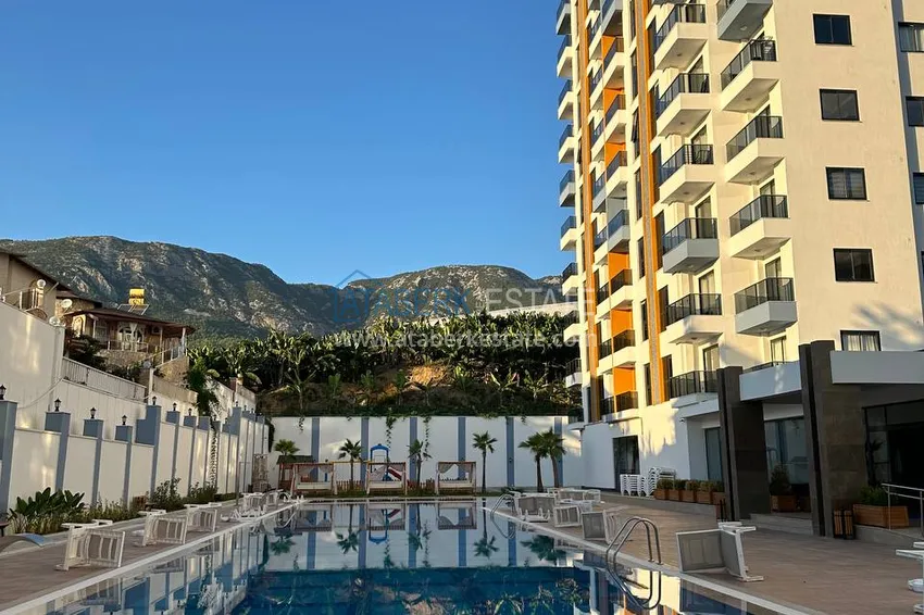 Dobrze wykończone mieszkanie w luksusowej rezydencji — Alanya, dzielnica Mahmutlar 4 