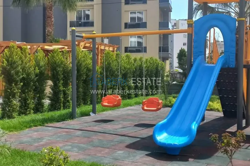 Umeblowane mieszkanie z jedną sypialnią w nowym kompleksie mieszkalnym, dzielnica Tomyuk, Mersin 4 