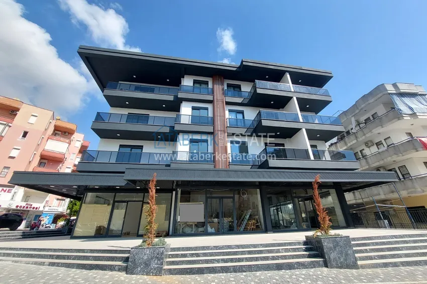 Stylowy apartament z jedną sypialnią z meblami w centrum Alanyi — rynek podstawowy 4 