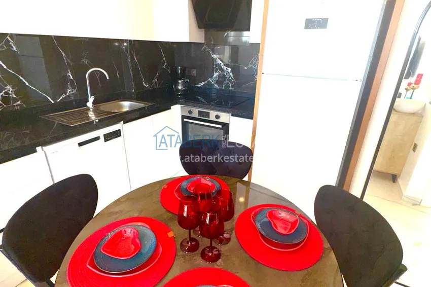 Kupuj  Wynajem długoterminowy! Apartament 1+1 w komfortowym kompleksie, dzielnica Avsallar Alanya nr 28 5 