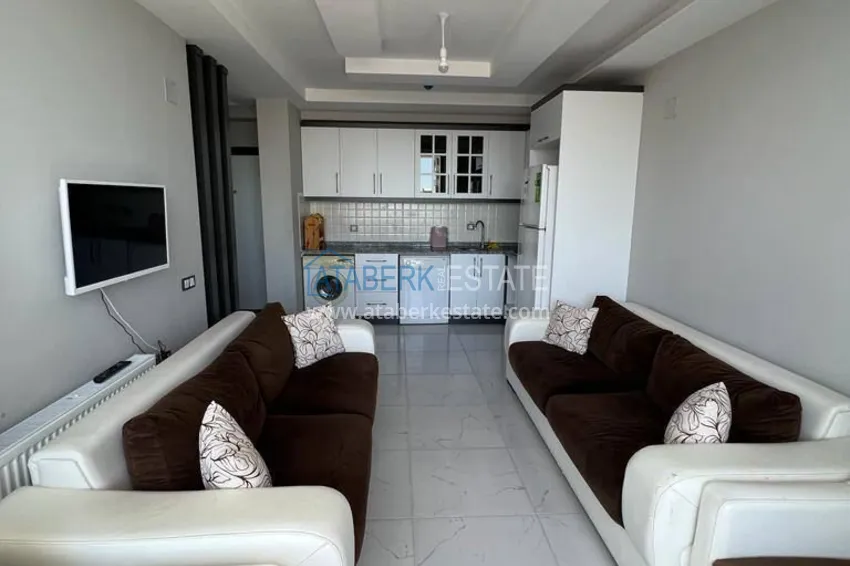Kupuj  Apartament pod klucz z jedną sypialnią i widokiem na morze w nowoczesnym kompleksie — Mersin, Kargypinari 4 