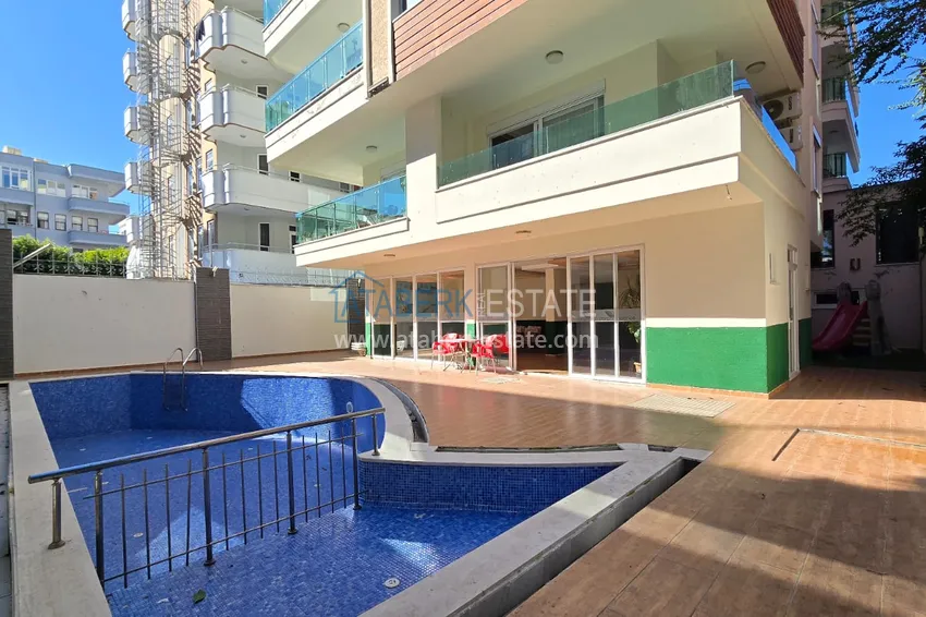 Jednopokojowy apartament z meblami w centrum Alanyi. Nieruchomości z zezwoleniem na pobyt 5 