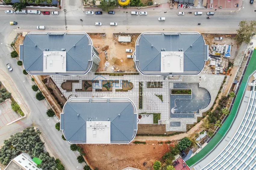 Dwa nowe apartamenty z wysokiej jakości wykończeniami w kompleksie premium — Tosmur, Alanya 5 