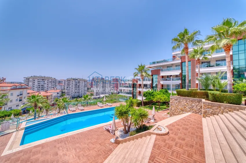 Apartament z 2 sypialniami z meblami i panoramicznym widokiem w Cikcilli Alanya 6 